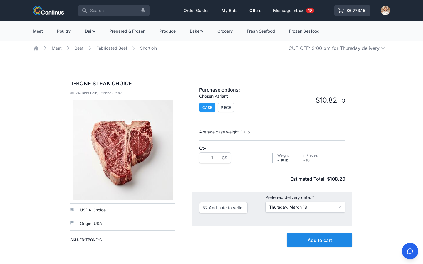 Buyer marketplace homepage with branded storefront